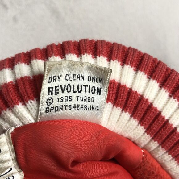 VTG REVOLUTION Turbo‎ Sportswear Varsity Jacket Sz S / M Satin Sleeve 1985 Japan - Picture 4 of 16